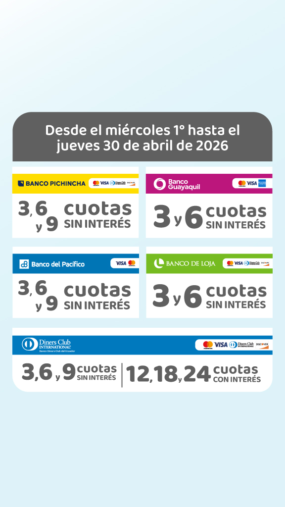 Promociones vigentes